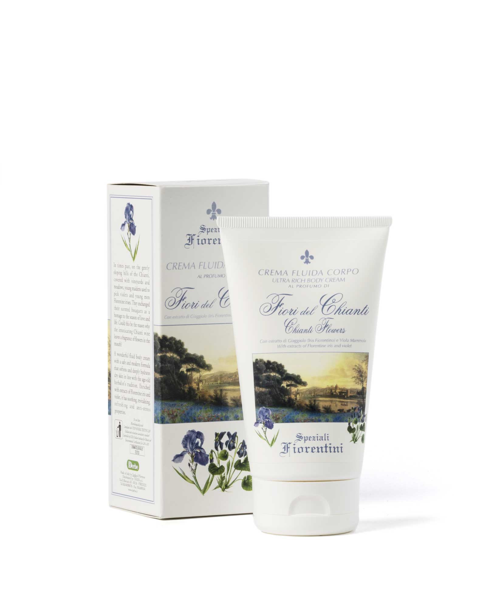 fluid-body-cream-chiannti-flowers-giaggolo-iris-fiorentini-viola-mammola-speziali-fiorentini-derbe