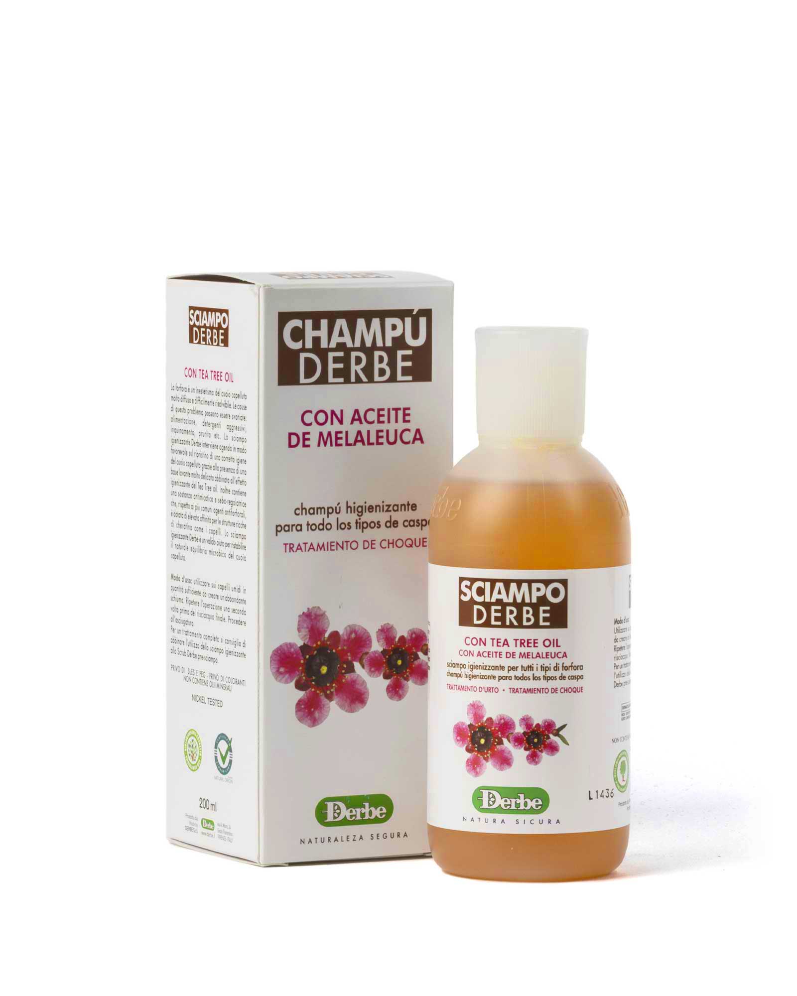 Sciampo tea tree oil anti forfora Derbe
