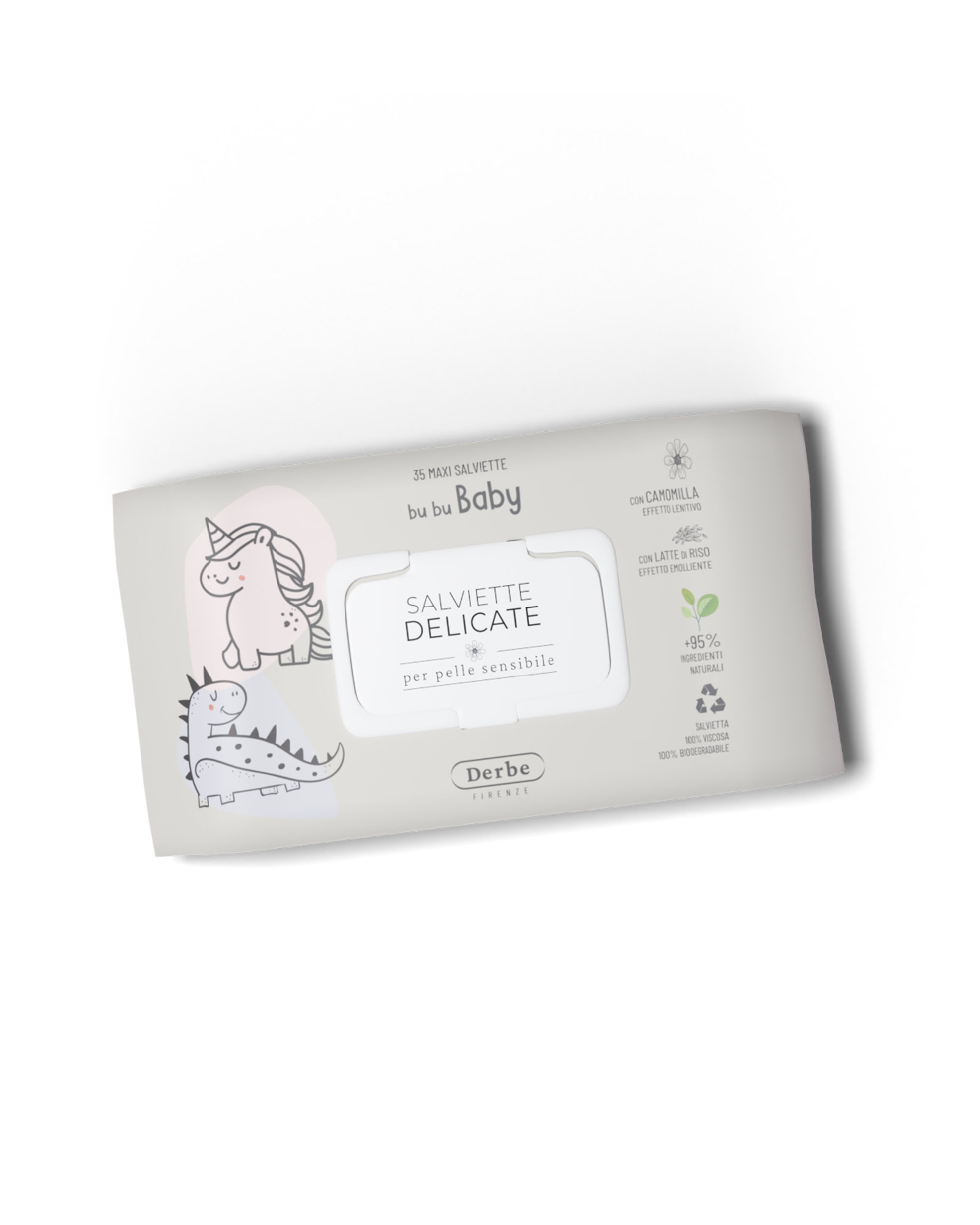 Salviette delicate dermoprotettiva - Bu Bu Baby - Derbe